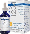 Creative Bioscience 1234 Diet Drops- 4 Pack- 12 2fl  Oz  Blue Dropper Bottles