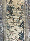 Antique Qing Dynasty Chinese Silk Embroidery Panel Palace Garden Lady Child Play