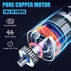 Electric 6  Mini Chainsaw Cordless     Handheld  Power Chain Saw With 2 Batteries