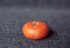 H20  Japanese Antique Natural Light Red Coral Bead Ball 11mm
