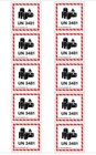 Un3481 Lithium Ion Battery Shipping Label Sticker 3 In X 4 In Price Is Per Label