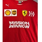 Puma Ferrari 2019 F1 Racing Mens Team Scuderia Shirt Xl Red Mission Winnow