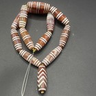 Unique Ancient Etched Carnelian Agate Stone Beads Old Beads In Good Condition 