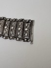 Antique Balkan 800 Silver Filigree Bracelet 7  Vintage