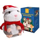  Talking Hamster Repeats What You Say Mimicry Pet Plush Buddy Electronic Gray