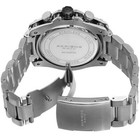 Akribos Xxiv Ak639bks Chronograph Date Gmt Black Dial Silvertone Mens Watch