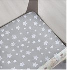 Nwot 2 Pack And Play Sheets Fitted Mini Crib Sheets Breathable Stars   Bunnies 