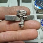 Vintage Evinrude Boat Motor Silver Tie Clip In Evinrude Pouch - Brand New Mint  