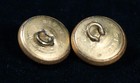 Antique Tw w Paris 1800s French Military Star Button 20mm Set Of 2 Buttons  r3 