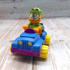 Vintage 1988 Garfield Mcdonalds Happy Meal Toys Lot Of 3 Figures W vehicles