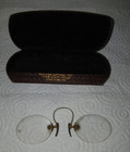 C1890s Antique Pince Nez Eye Glasses