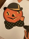 Retro vintage Halloween Cardboard Cutouts New Set Of 10