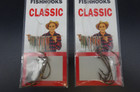 Lot Of 2  Snelled Eagle Claw 139 6 Pack Bait Holder Fishing Hooks Size 1 0