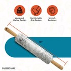 Farberware Dough Rolling Pin With Wooden Stand - Marble