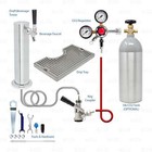1 Tap Tower Draft Beer Sankey D Keg Kegerator Keezer Conversion Kit 5lb Co2 Tank