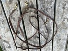 Gently Used Leather Draw Reins W brass Snaps Horse Training Aid