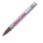 Decocolor  Paint Marker  Dark Brown Ink Fine Point  Permanent  Oil Based  Opaque