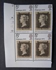 Gb Qeii 1970 Sg835c Philympia  one Broad Phosphor Band  Cylinder Block Mnh