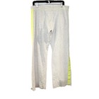 Vtg Y2k Victoria   s Secret Love Pink Gray Neon Yellow Flare Sweat Pants Lounge S