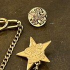 Vintage Boy Scouts Of America Pin Lot - Sea Scout Explorer Tie Bar  Star   Rank