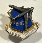 Rare Vintage Usaf B-47 Stratojet 1000 Hours 1950s 10kt Gold Filled Korea Vietnam