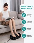 Shiatsu Foot Massager With Heat  Foot And Calf Massager With Massage Roller     
