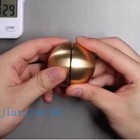New Titan Ball Metal Puzzle Brain Teaser For Adult High Difficulty Level Iq Game