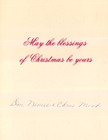 Vintage Atomic Mod Choir Boys Nativity Christmas Greeting Card Mcm Mid Century