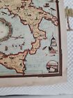 Original Pictorial Map Of Italy Colortext Publication 