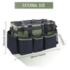 Cleaning Caddy Bag With Spray Bottle   Towel shoulder Strap   Waist Belt green