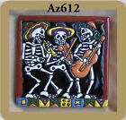 Talavera Tile Day Of The Dead 6  Skeleton Soccer Garden Horse Mariachi Baker Dr