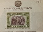 El Salvador Souvenir Sheet  1948  Sc 612  Mint  Nh  Og