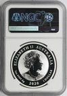 2020 P Austrailia 1oz Silver Dollar  1 Ngc Ms70 Double Pixiu - Myths   Legends