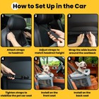 Puppy Car Seat For Small Dogs Booster Seat  Portable Elevated Dog Carseat Wit   