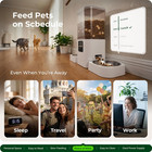Timed Automatic Cat Feeder 2 Cats With Slow Feed  Dual Automatic Dog Feeder