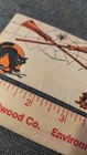 Vintage Halloween Black Cat Moon Broomsticks Witches Cauldron Name Place Card
