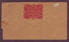 Whale Bone - Red Cameo Ad 1850s Cover 3c Imperf Tied By Ny Cds - Rare   