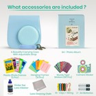 Fujifilm Instax Mini 9 Instant Camera  accessory Kit-ice Blue Camera  Gift 
