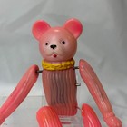 Vtg Celluloid Toys Snow Suit Baby Panda   Somersaulting Bear Hong Kong   Japan