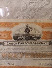 Carson Pirie Scott   Co Stock Certificate July 7th 1941 Bag Piper Preferred P177