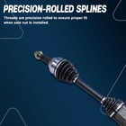 Front Cv Axle For 2009-2014 Ford Flex  2008-2014 Taurus  2008-2009 Taurus