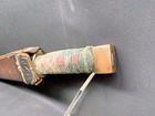 Antique Chinese Ho Boxer Knife Black Pirate  Nice Size 18 4   Warrior Model Asia