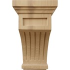 Ekena Millwork Cor05x05x10flch Fluted Mission Wood Corbels 5 1 2w X 5 1 2d X