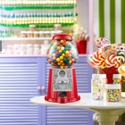 12  Gumball Machine With Coin Bank - Red  Vintage Bubble Gum Candy Dispenser