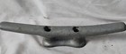 Vintage  Galvanized Cast Iron Boat Dock Cleat 10  Maritime Part Horn Style