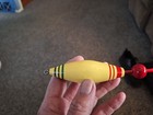Vintage Wooden Fishing Floats Bobbers Set Of 3