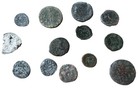 Lot Of 14 Silver And Bronze Roman Coins      