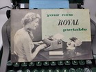 Antique Royal Typewriter In Original Carrying Case With Instruction Booklets