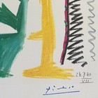 Pablo Picasso   Signed Superb 1963 Lithograph   The Breakfast   List  895