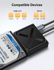 Usb 3 0 To Sata Iii Hdd Ssd 2 5 3 5  Hard Drive Adapter Cable Data Power Uasp